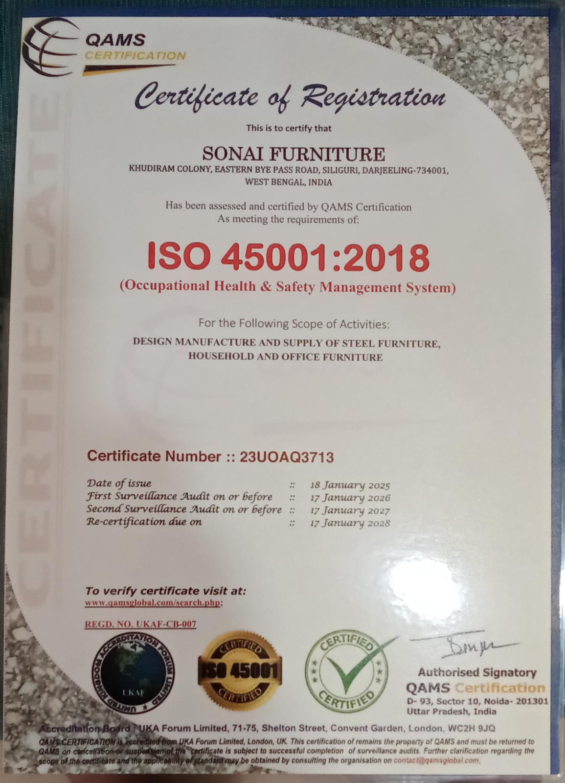 Greenguard Certification